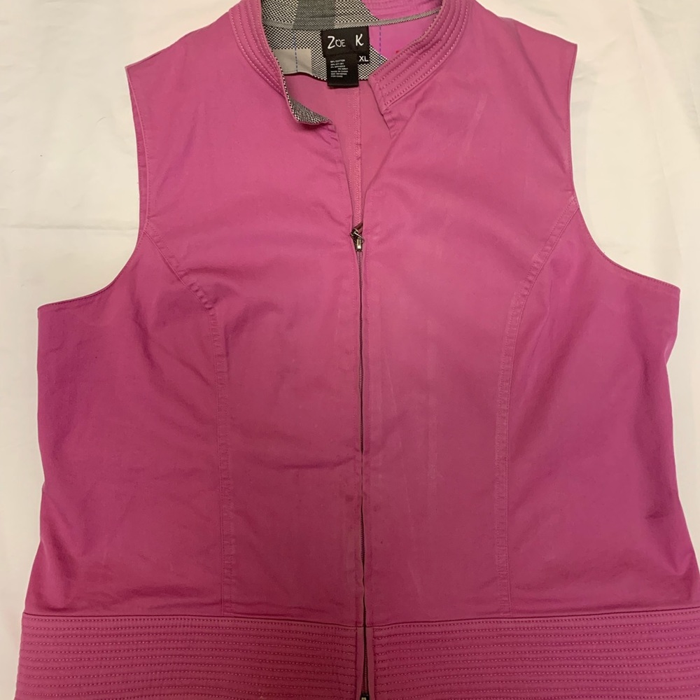 Purple lightweight vest
